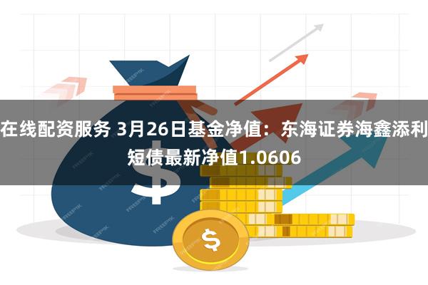在线配资服务 3月26日基金净值：东海证券海鑫添利短债最新净值1.0606