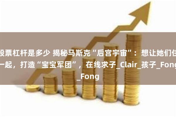 股票杠杆是多少 揭秘马斯克“后宫宇宙”：想让她们住一起，打造“宝宝军团”，在线求子_Clair_孩子_Fong