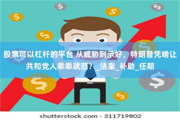 股票可以杠杆的平台 从威胁到示好，特朗普凭啥让共和党人乖乖就范？_法案_补助_任期