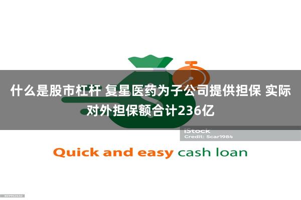 什么是股市杠杆 复星医药为子公司提供担保 实际对外担保额合计236亿